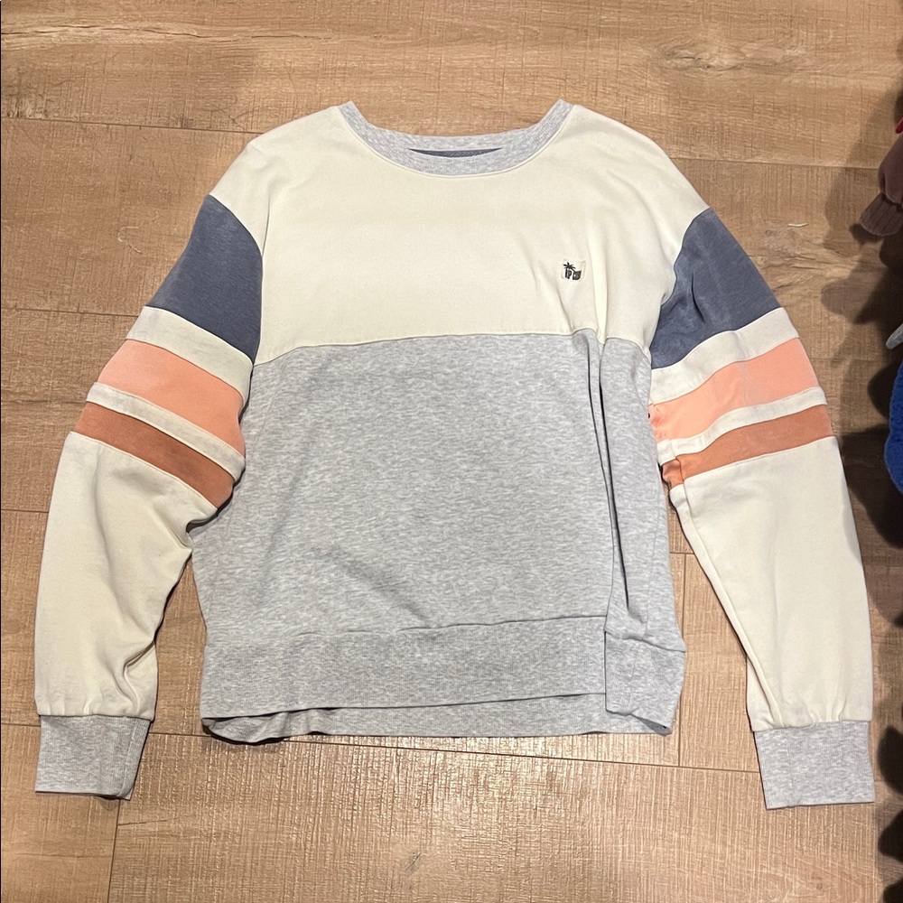 Rip curl color block Crewneck Sweatshirt size xs